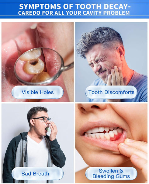 Upgraded Taste - Home Cavity Repair Toothpaste Hydroxyapatite Toothpaste Reverse Cavities Dental Caries, Remineralizing Tooth Decay Treatment for ...
