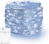 Dazzle Bright Fairy Lights Battery Operated, 20 FT 60 LED Silver Wire Waterproof Battery Operated String Lights, Christmas Decorations for Indoor ...