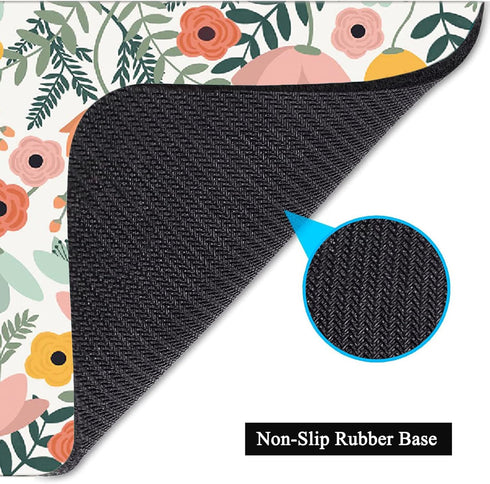 Small Mouse Pad, Mini Mouse Pad 6 X 8 Inch with Non-Slip Rubber Base for Keyboard Tray Laptops Wireless Mouse Home Office Travel, Washable & Porta...