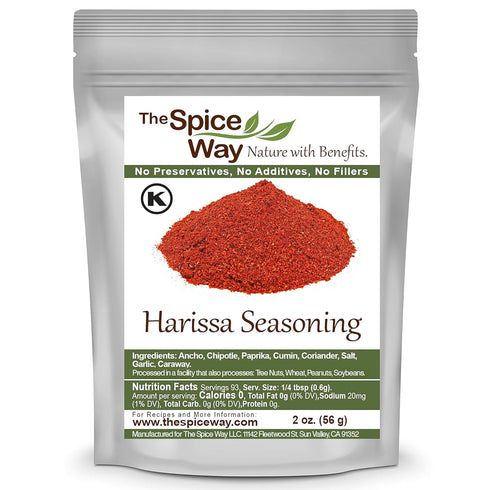 The Spice Way Harissa Seasoning - A Spicy Hot Spice Blend to Create Paste and Sauce (Tunisian spice blend), Harissa Powder 2 oz...