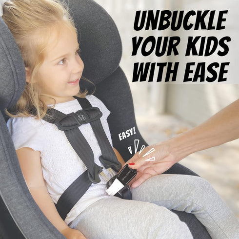 UnbuckleMe Car Seat Buckle Release Tool (As Seen on Shark Tank) - Easy Opener Aid for Arthritis, Long Nails, Older Kids - Button Pusher for Infant...