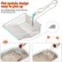 Ownpets Non-Stick Cat Litter Scoop with Foam Handle, Durable Coated Metal Litter Scooper with Deep Shovel, Carabiner & Comfy Foam Grip for Fast Si...