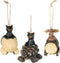 Slifka Sales Co. Bear & Moose Driving Christmas Ornaments 3 Piece Decorative Set...