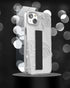 ENCASED Finger Loop Case Designed for iPhone 14 with Strap Grip and Screen Protector (Clear/White Lace Leaf)...