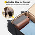 Vorspack Travel Toiletry Bag - Canvas Toiletry Bag for Men Water Resistant Skincare Bag Dopp Kit for Bathroom Toiletries Accessories Gifts - Grey...