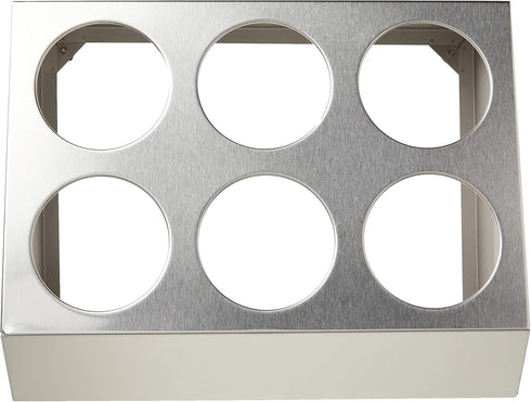 Winco 6 Hole Flatware Cylinder Holder, 2-Tier...