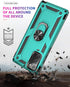 for Samsung Galaxy Note 20 Case, Note20 5G Case with HD Screen Protectors, Androgate Military-Grade Metal Ring Holder Kickstand 15ft Drop Tested S...