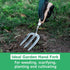 Berry&Bird Gardening Hand Fork, Stainless Steel Hand Weed Fork, Traditional Garden Hand Fork Tool with Ergonomic Ash Wood Handle for Weeding, Digg...