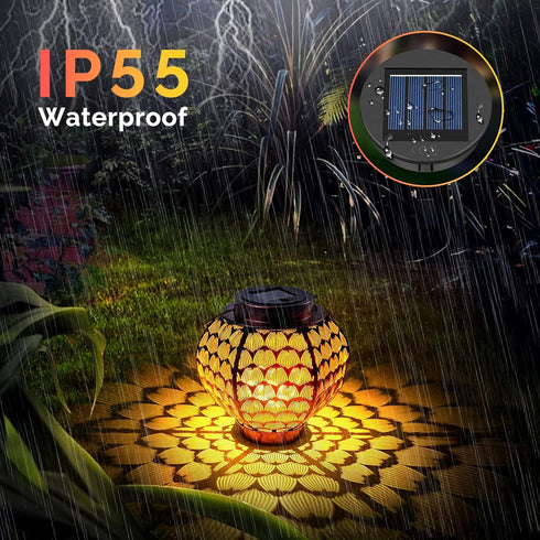 ELUTENG Solar Light Replacement Top 4 Pack (Top Size 3.15 inch, Bottom Size 2.76 inch) LED Solar Lantern Light Lids Outdoor Waterproof Replacement...
