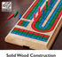 Mainstreet Classics Traditional Wooden Cribbage Board Game Set...