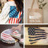 8Pcs American Flag Star Stencil We The People Stencil Reusable 13 Stars 1776 Templates Star Stencil 50 Stars American Flag Stencils for Painting o...
