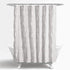 Lush Decor, 72" x 72", White Nova Ruffle Shower Curtain...