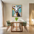 Posterizer 1 pcs- white and brown majestic goat-chic decor-Art for Animal Lovers-Abstract & Modern Art- Decor for Home & Office- unframed wall art...