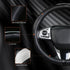 Black Steering Wheel Cover?Heavy Duty?Anti-Slip, Safety, Soft, Leather Steering Wheel Cover,Adaptable to 14.5-15 inches Steering Wheel...