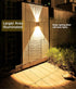 Solar Lights Decorative Up Down Outdoor Wall Sconce Light Flood Lights Dusk to Dawn Outdoor Lighting Fixture Bright Deck Lights Outdoor Waterproof...