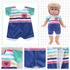 Alive Doll Clothes and Accessories - 6 Sets Baby Doll Clothes Dresses Outfits Include Doll Dresses, Jumpsuit, Swimsuit Dolls Outfits Fit for 12 13...