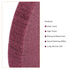 uxcell 150mm x 25mm 320 Grit Non-Woven Polishing Burnishing Wheel Nylon Wire Drawing Abrasive Flap Wheel for Stainless Steel Copper Red...