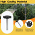Replacement Hammock Hooks & Hand Knobs Kit 8 Pcs, Heavy Duty Hooks Fit 3/8" Diameter 1-1/4 to 2" Long Hole, M8 x 40mm Star Hand Knobs, Hammock Com...