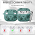 for Airpods 3rd Generation Case - Silicone Case Compatible with Airpods Case 3rd Generation - Butterfly Flowers Engraved Design for Airpods 3rd Ge...
