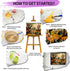 JYLMOOD Paint by Number for Adult Kits, DIY Flower Acrylic Oil Painting Kits for Adults Kids Beginners for Home Wall Decor Gifts 16x20 Inch (No Fr...