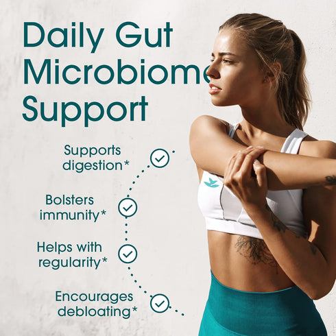 Probiotics for Women and Men - with Lactase Enzyme and Prebiotic Fiber for Digestive Health - 80%+ More Potent Supplement for Gut Health Support -...