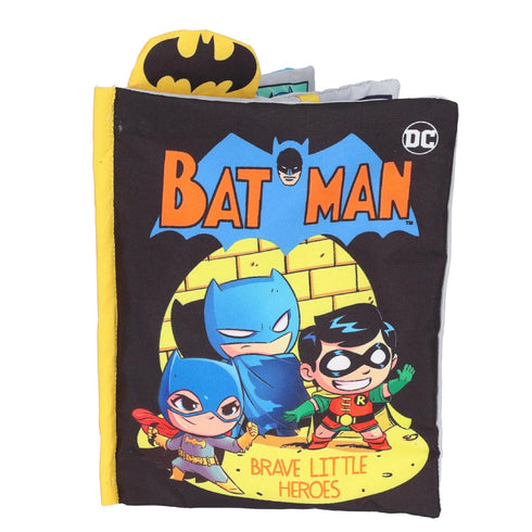 My First Comic Soft Book - Kids Preferred DC Comics The Batman Brave Little Heros Baby Crinkle Soft Sensory Book with Soft Fabric for Babies, 6.25...