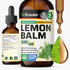 BIO KRAUTER Lemon Balm Leaf Extract - Vegan Melissa Lemon Balm Tincture for Calmness Support - Sugar & Alcohol-Free - 2 Fl. Oz....