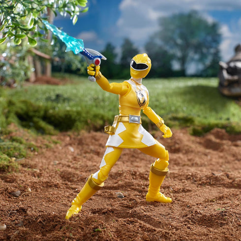 Power Rangers Lightning Collection Dino Thunder Yellow Ranger 6-Inch Premium Collectible Action Figure Toy with Accessories, Ages 4 and Up...