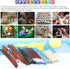 Glarks 28Pcs Carving Modeling Clay Sculpting Tools Set Including Plastic Modeling Tools, Dual-End Dotting Clay Tools, Ball Stylus, Silicone Tip Pe...
