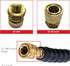 Simpson Cleaning 7100019 Replacement QC Socket for Pressure Washer Hoses Up to 4500 PSI, Brass, 3/8-Inch FNPT, Gold...