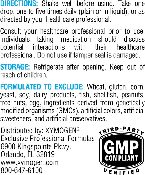 XYMOGEN D3 Liquid - Liquid Vitamin D Drops with Vitamin D3 to Support Immune Health, Bone + Heart Health - 1000 IU Vit D per Drop - Micro-Emulsifi...