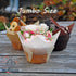 (JUMBO EXTRA LARGE size) Natural+Brown+White Tulip Baking Cups 2-1/4"(Base diameter) x 3-3/4"(Wall height) Greaseproof paper baking cupcake Muffin...