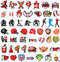50Pcs Baseball Sports Shoe Charms, Charms Baseball and Non-Repeat Sports Charms for Boys, Gift Decor PVC clog Shoe Charms for Teens Man Party Favo...