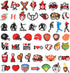 50Pcs Baseball Sports Shoe Charms, Charms Baseball and Non-Repeat Sports Charms for Boys, Gift Decor PVC clog Shoe Charms for Teens Man Party Favo...