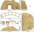 BMC Classic Marx Western Gold Mine Plastic Cowboys Army Men Playset Accessories...