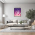 Posterizer 1 pcs-Indie Girly Pink and Purple Aesthetic Y2k-Abstract & Modern Art-Girls room art-Gift for Daughter, Son, Kids-decor for Girls, Teen...