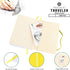 Pentalic 3" x 4" Pocket Sketchbook Traveler Journal, 160 Pages, Citrine Yellow...