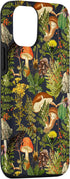 iPhone 12/12 Pro Mushroom woodland scene elderberries fungi nature shrooms Case...
