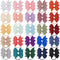 50PCS 2Inch Hair Bows Ties Baby Girls Kids Children Rubber Bands Grosgrain Ribbon Hair Bows Elastic Hair Ties Bands Ponytail Holders Hair Accessor...