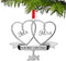 JUPPE Bridal Shower Gifts, Our First Christmas As Mr & Mrs Ornament 2024, Mr & Mrs Newlywed Just Married Christmas Tree Decor Newly Wedding Gifts ...