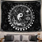 Twelve Constellation Tapestry,Black and White ?Sun and Moon ?Yin and Yang Tapestry Mystic Wall Hanging Tapestry for Home Decor (35"x47")...
