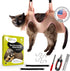 Dog Grooming Hammock for Medium Dogs - 10 in 1 Pet Grooming Hammock with Nail Clipper for Dogs, Nail File, Comb - Dog Hammock for Nail Trimming, D...