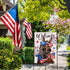 Welcome 4th of July Donkey Patriotic Decorative Flag, America Stars Stripes Firework Garden Yard Outside Decorations, American USA Outdoor Large H...