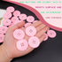 YAKA 50pcs 4 Holes Round Sewing Resin Buttons1.5inch/38mm in Bulk for Environmental Sewing Fasteners Scrapbooking DIY Sewing Tailor Crafts Coats C...