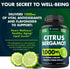 Citrus Bergamot Extract 1000mg - Citrus Bergamot Supplement for Heart, Immune System Support, and Healthy Aging - Pure, Vegan Bergamot Capsules...