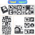 Newborn Toys Black and White Baby Toys 0-3 Months High Contrast Baby Toys for Newborn - High Contrast Baby Soft Book Infant Tummy Time Toys Crinkl...