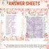Fumete Birthday Party Games 100 Pcs Who Knows The Birthday Girl Game with 20 Pencils Girly Birthday Cards Set for Child Teen Adults Sweet Sleepove...