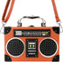 Vintage Radio Shaped Bag,PU Elegant Evening Crossbody Handbag for Women...