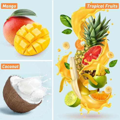 Fruit Fragrance Oils, ESSLUX Premium Soap Candle Making Scents, Scented Oils for Diffuser, Summer Aromatherapy Essential Oils Gift Set, Tropical F...