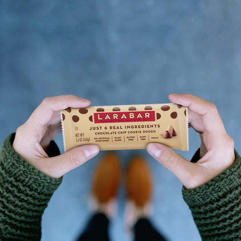 Larabar Chocolate Chip Cookie Dough, Gluten Free Fruit & Nut Bar, 16 Ct...